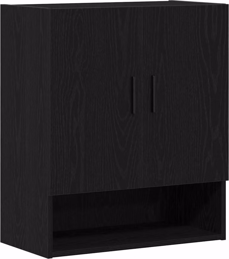 Mobile a muro Rovere Nero 60 x 31 x 70 cm Legno multistrato