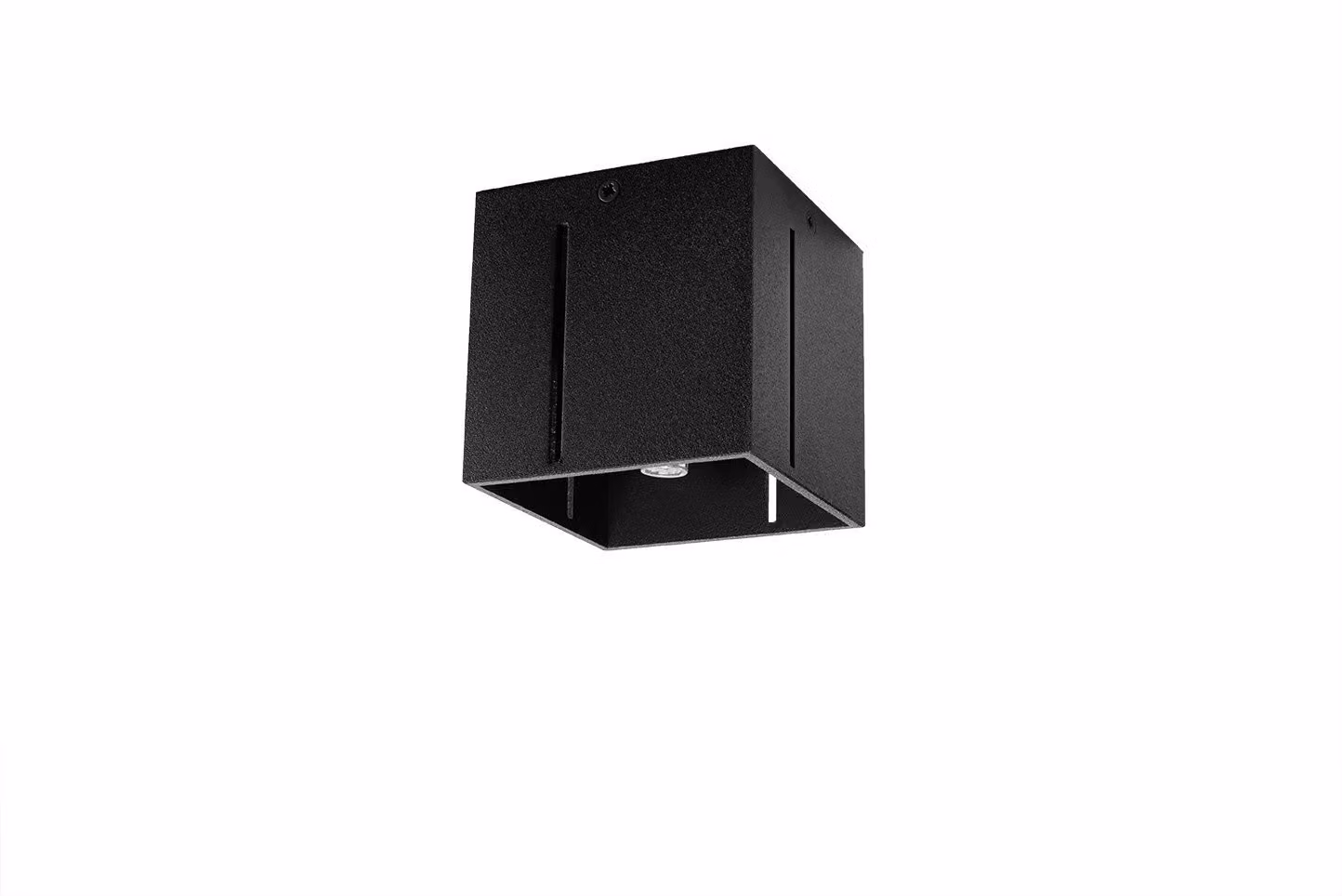Lampada da soffitto PIXAR nero 1xG9 8W alluminio 10x10x10cm Sollux Lighting