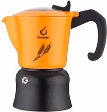 Caffettiera Miss Orzi Forever da 4 tazze in alluminio colore giallo – 1