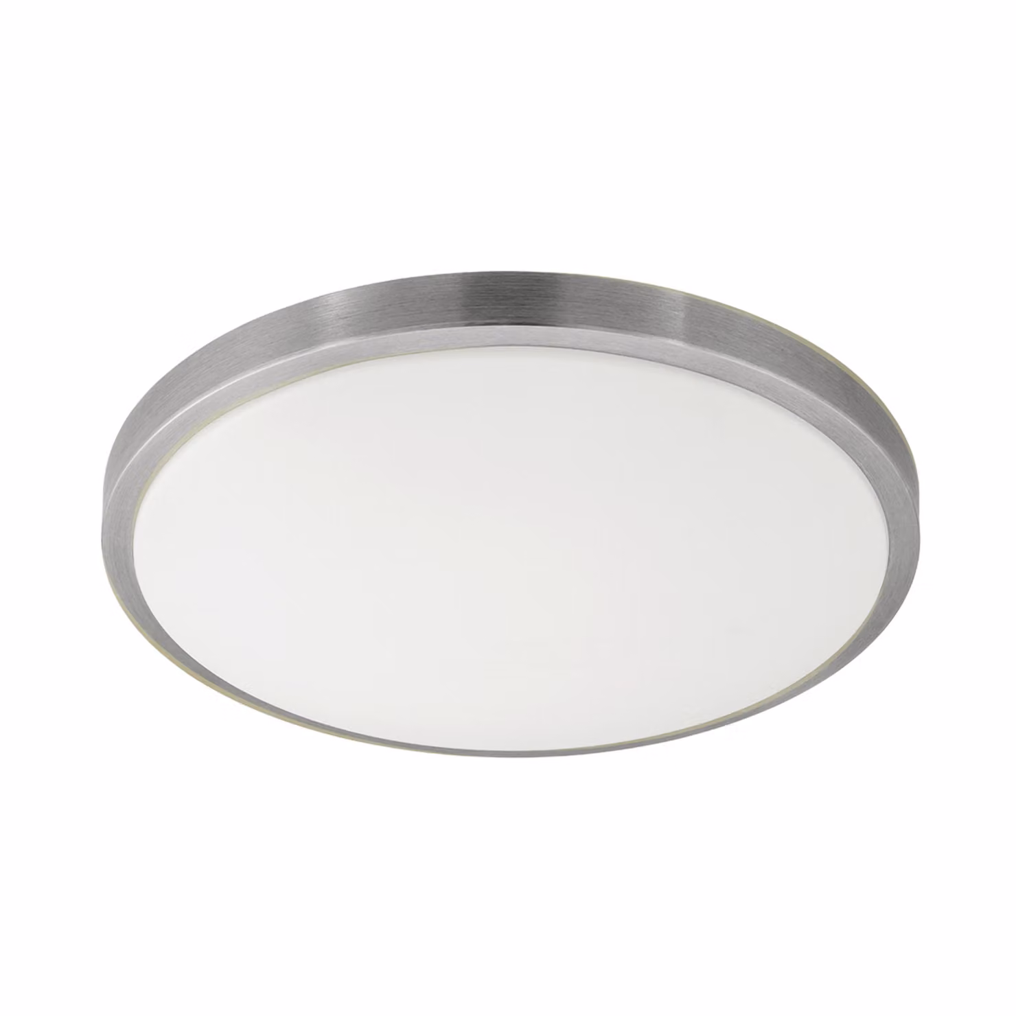 Plafoniera Classico Competa 1 Acciaio Bianco Luce Led Integrato 20W