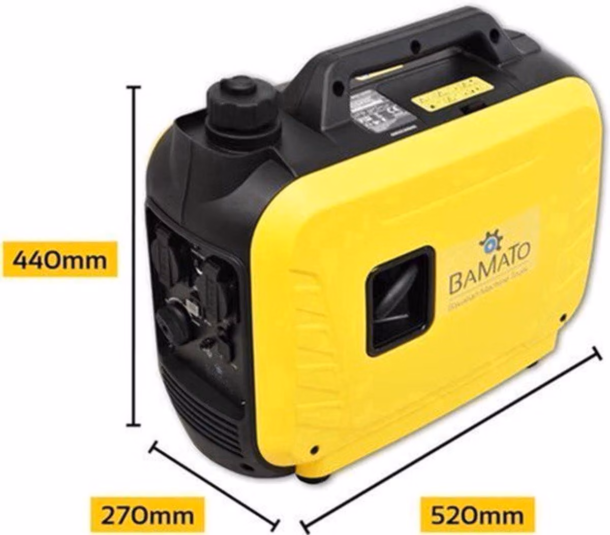 Inverter per generatore di corrente da 2000 Watt - Gruppo elettrogeno portatile, silenzioso e affidabile per emergenze