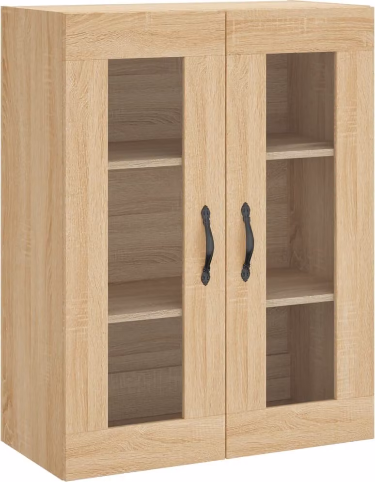 Mobile a Parete Rovere Sonoma 69,5x34x90 cm Legno Multistrato