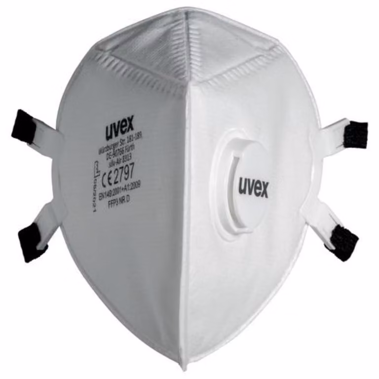 maschera pieghevole uvex silv-Air e 8313 FFP3 15 pezzi