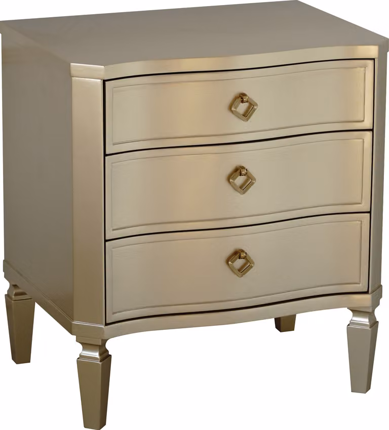 Beistell Schlaf Zimmer Metall Glanz Tische Konsolen Design Nacht Tisch Konsole