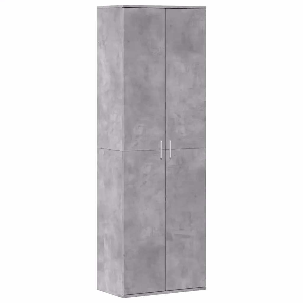 vidaXL Credenza Moderna Grigio in Legno e MDF, L/P/H: 60 x 35 x 180 cm – 2