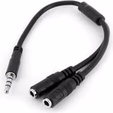 Splitter audio Startech.Com cavo Y con mini-jack 3,5 mm nero MUYHSMFF