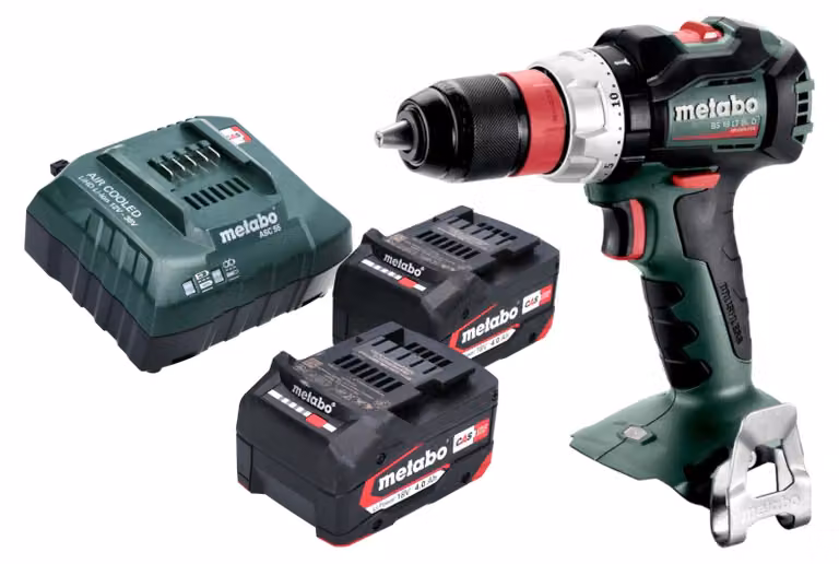Metabo BS 18 LT BL Q trapano avvitatore a batteria 18 V 75 Nm brushless + 2x batteria ricaricabile 4,0 Ah + caricatore