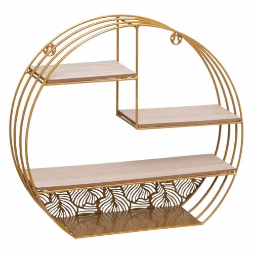 Mensola in metallo dorato - Atmosphera interior designer