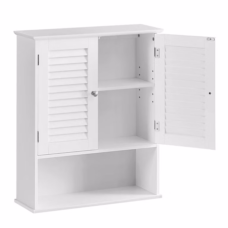 Armadietto da Muro per Bagno, Bianco