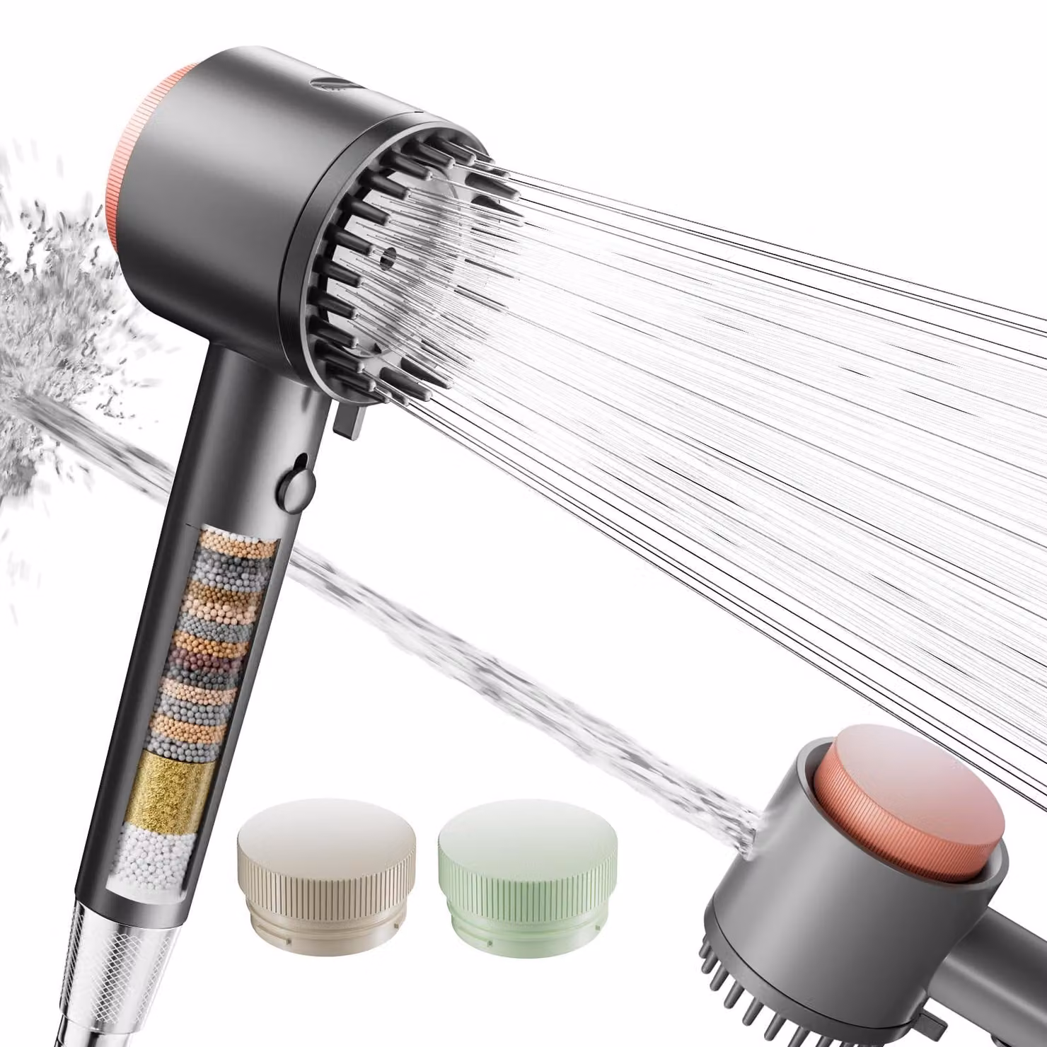 Solidchoice - Doccia con filtro dell'acqua a 20 stadi