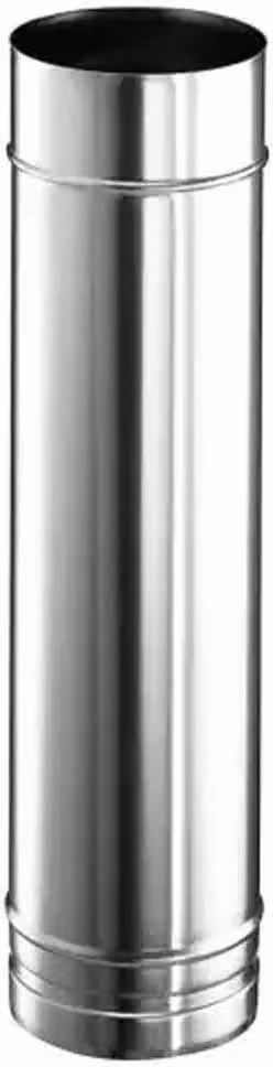 Huum tubo per stufa in acciaio inox per sauna Ø120 mm / lunghezza 50 cm HK017-02