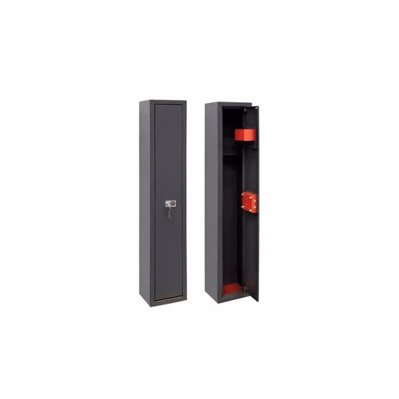 Armadio Porta Fucili Classic EFFE in Acciaio Inox con Serratura a Doppia Mappa, L 125 cm x P 25 cm x H 15 cm – 2