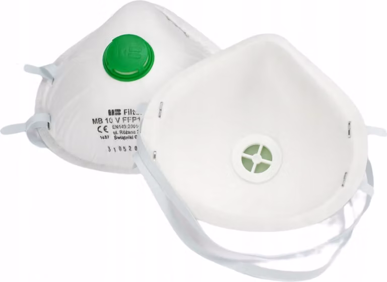 P2 Maschera di protezione con valvola centrale