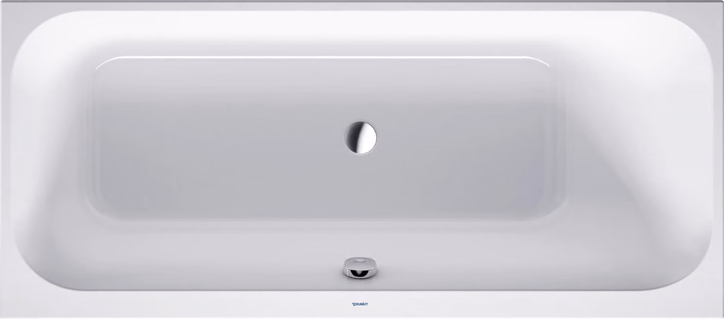 Duravit Happy D.2 vasca da bagno 170 x 75 x 48 cm versione da incasso, RS destra, bianco, 700313000000000