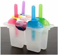 Forma per ghiaccioli Cosmoplast 4 pezzi multicolore L: 16 cm, P: 9 cm, H: 15 cm