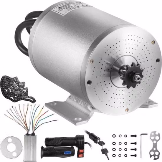 Motore elettrico senza asse a corrente continua - 72 V 3KW 4900 giri/min Controller