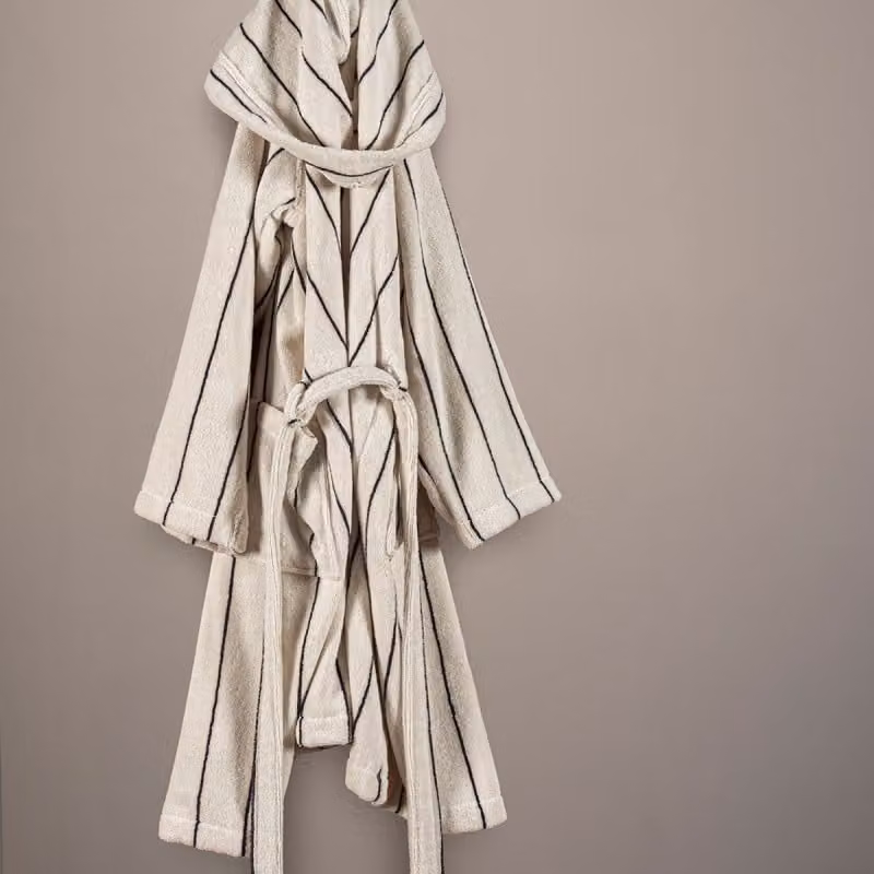 SMART Accappatoio - Taglia: L/XL,Colore: SMART - OFF-WHITE/BLU