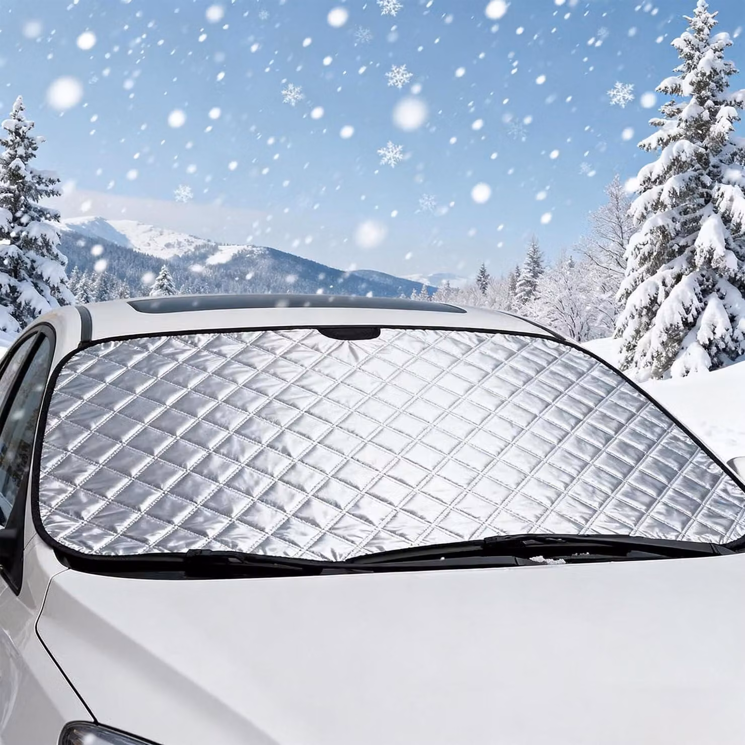 Copertura parasole per parabrezza auto, protezione invernale contro il gelo, pieghevole, impermeabile, universale