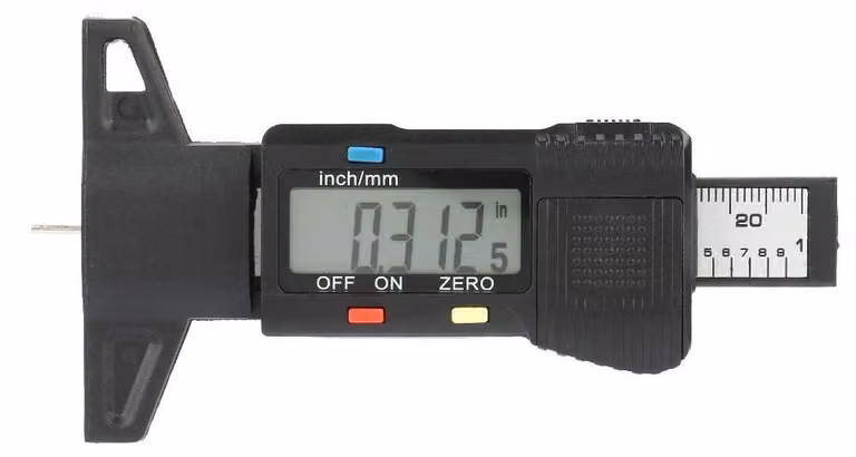Schema di riferimento per bande, Misuratore di profondità digitale. Misuratore di profondità con display LCD
