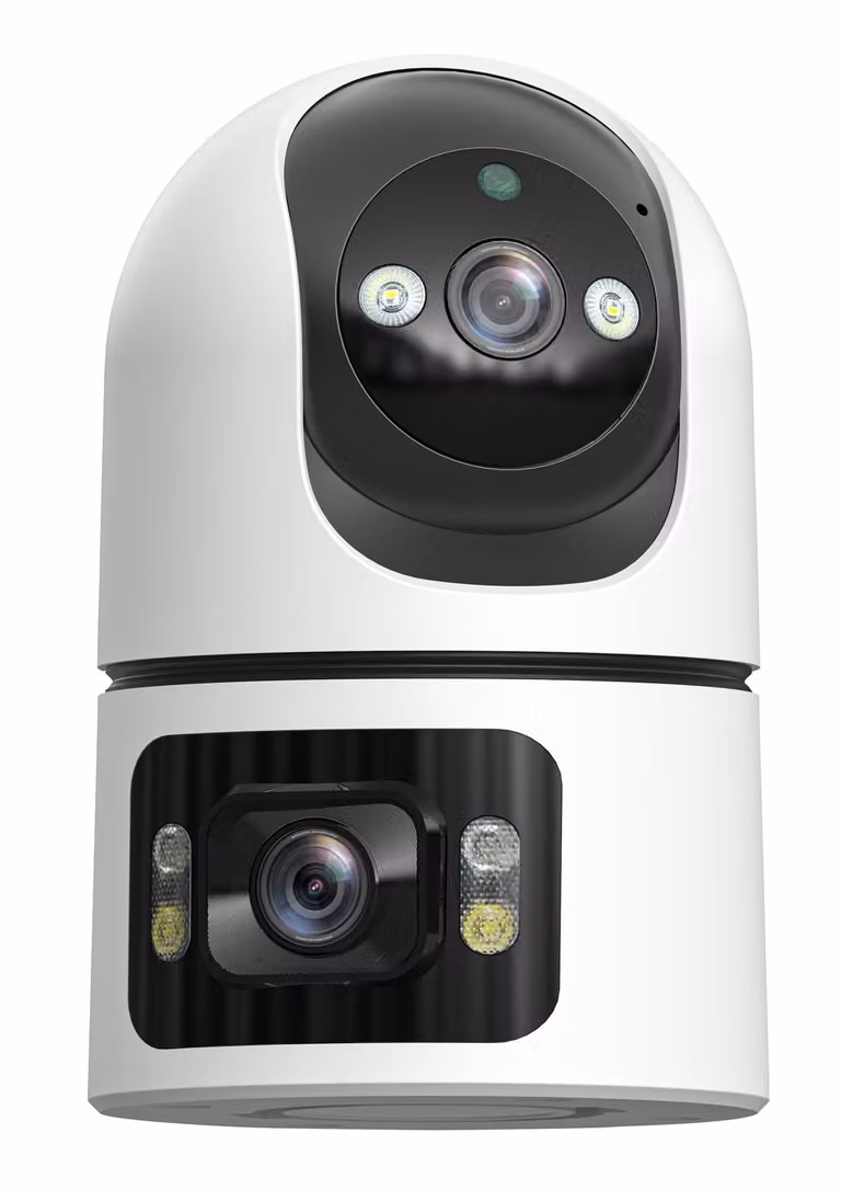RobiCam R6 Tuya Telecamera WiFi IP 4MP Doppia Lente PTZ con Visione Notturna