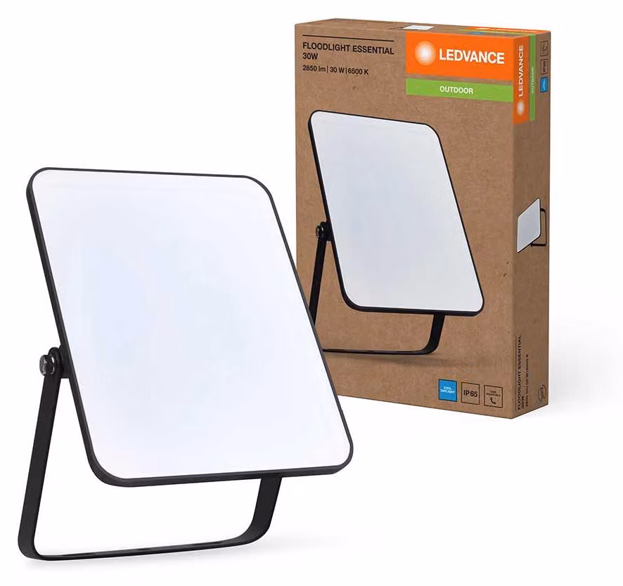Faretto LED 30W/6500K BK LEDVANCE FL ESSENTIAL