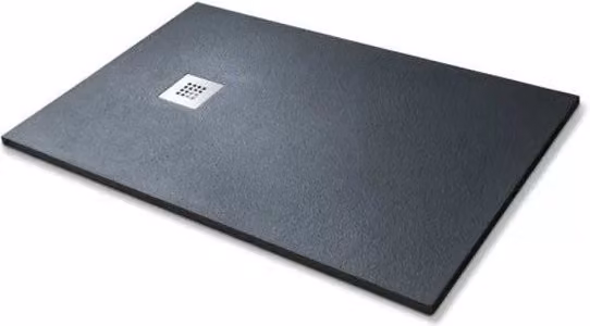 Piatto doccia 70 x 140 cm simil-stone nero