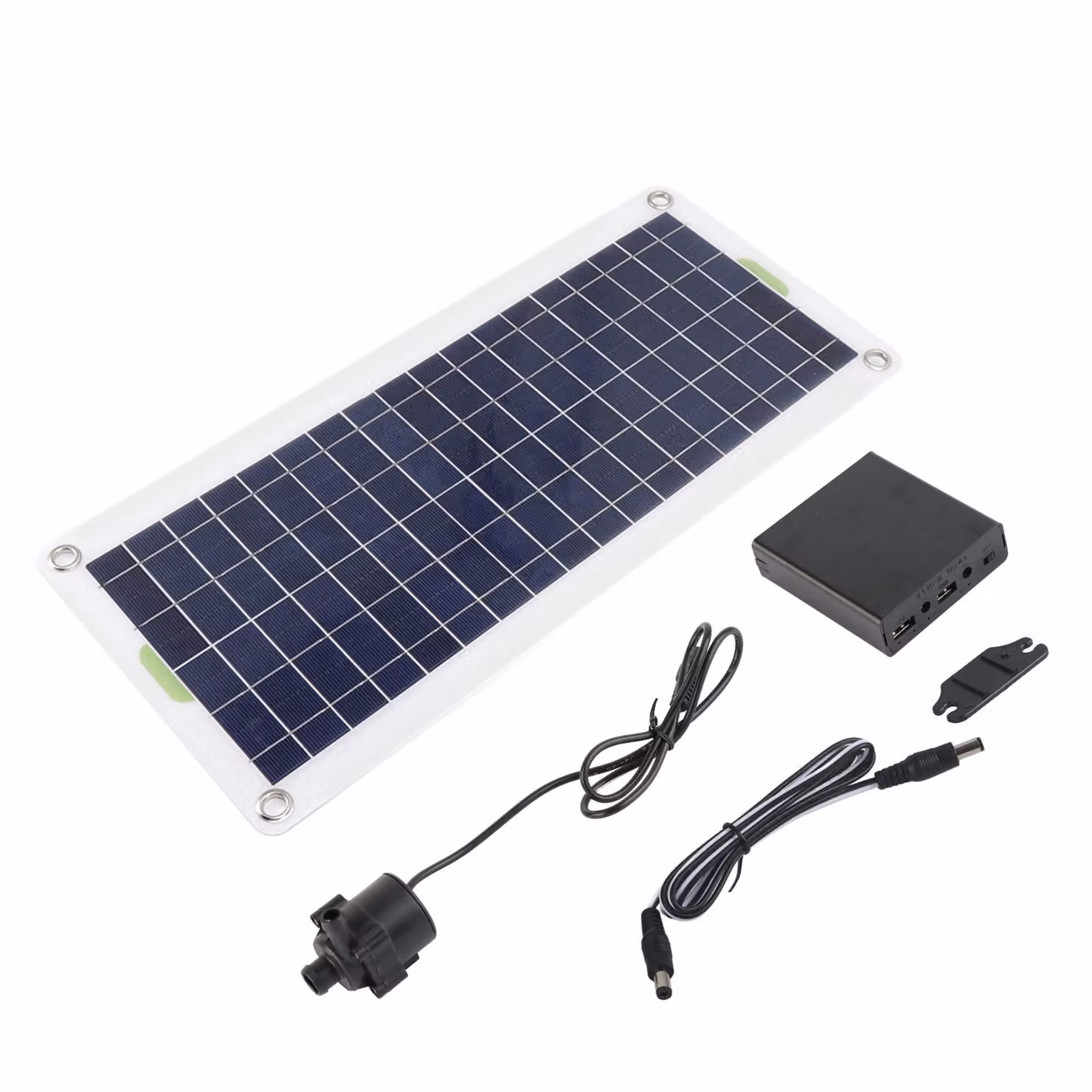 Kit pompa d'acqua solare, 30 W, pannello solare al polisilicio per fontane, stagni e giardini idroponici a energia solare