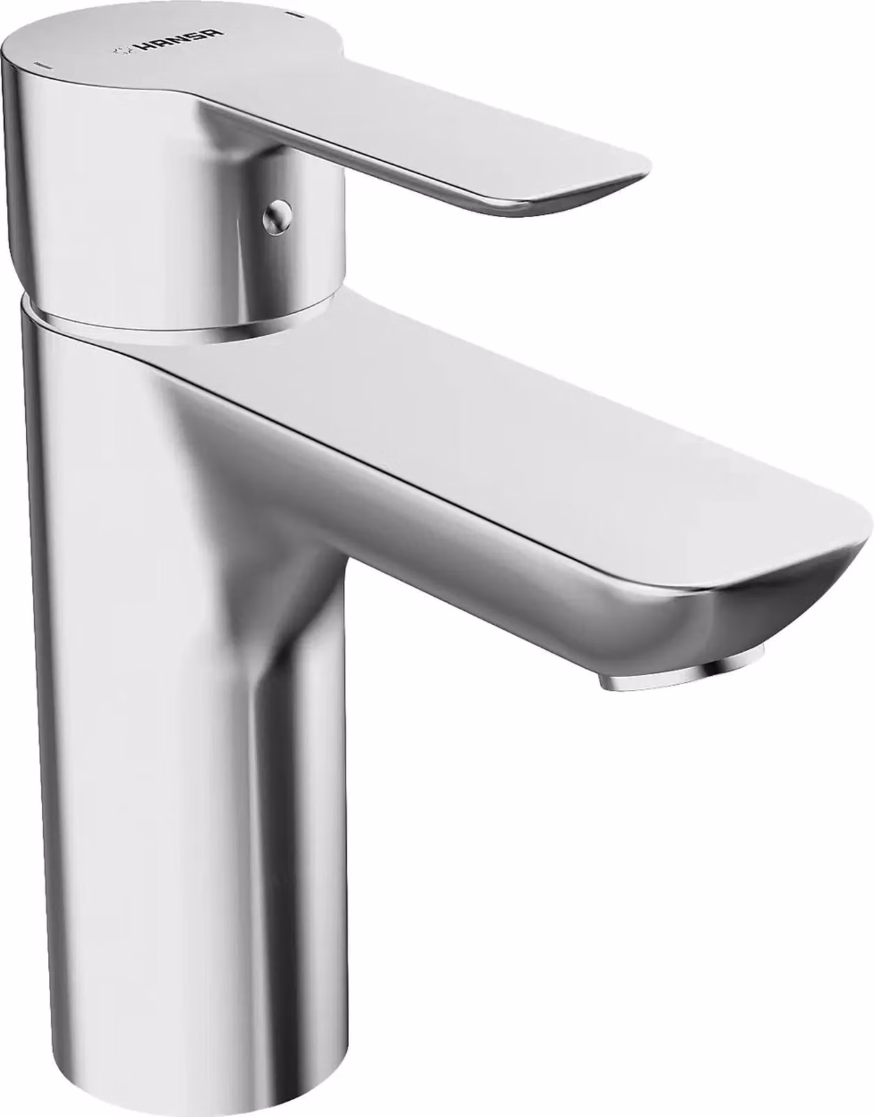 Miscelatore lavabo Hansa LIGNA 0609 Set scarico con tirante 108 mm cromato, 1 pz.