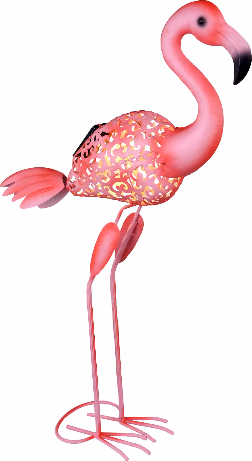 Globo Lighting Luce solare in metallo rosa, LED