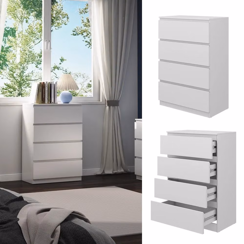 Cassettiera Calisto Vicco Bianco Opaco L: 70 cm, H: 102 cm – 2
