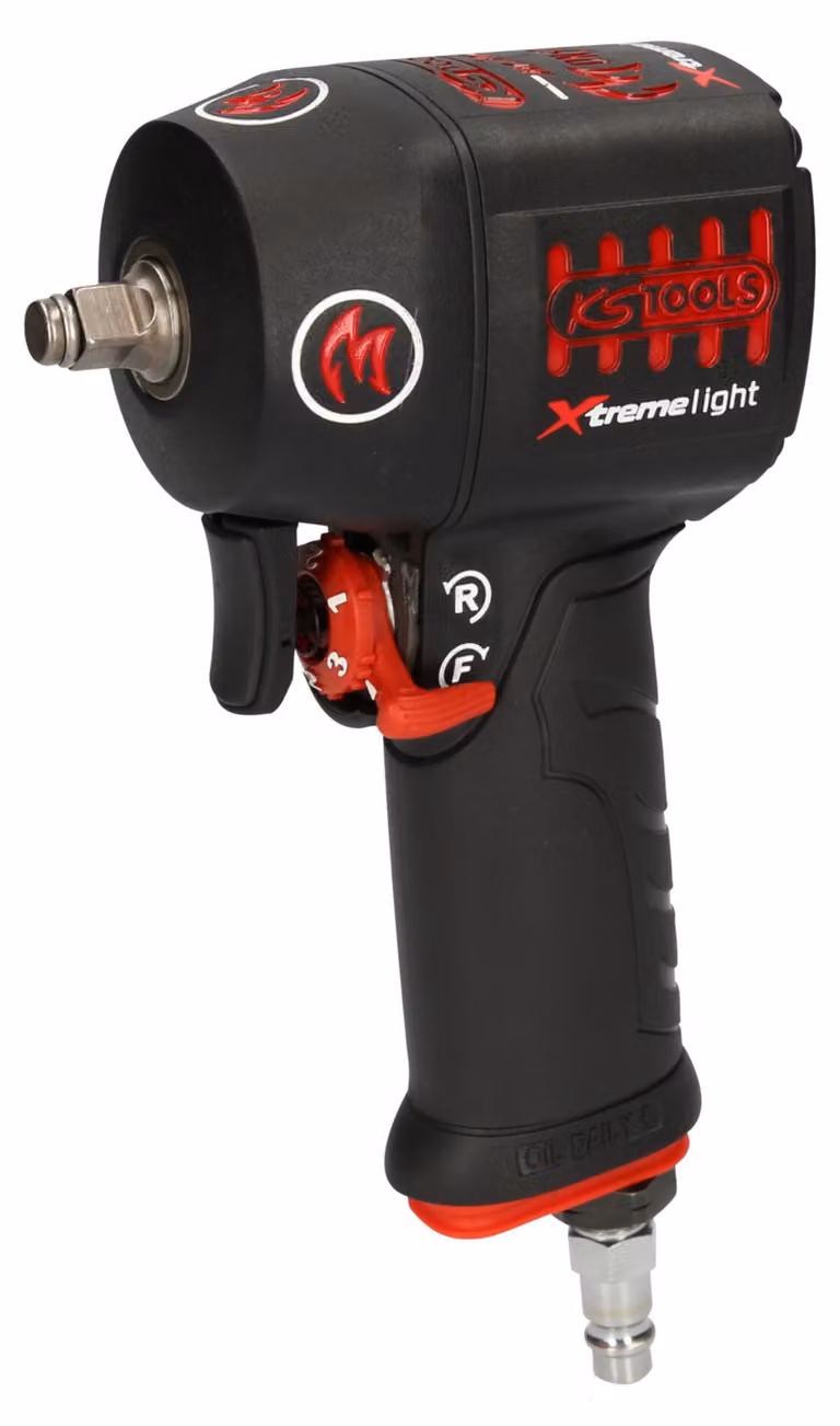 KS Tools 3/8" miniMONSTER Xtremelight avvitatore a impulsi pneumatico ad alte prestazioni 1.390 Nm