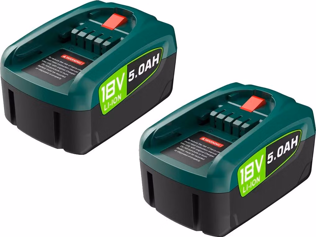 Batteria di ricambio, 8000 mAh, compatibile con gli utensili elettrici, 2 batterie 5000 mAh, 18V