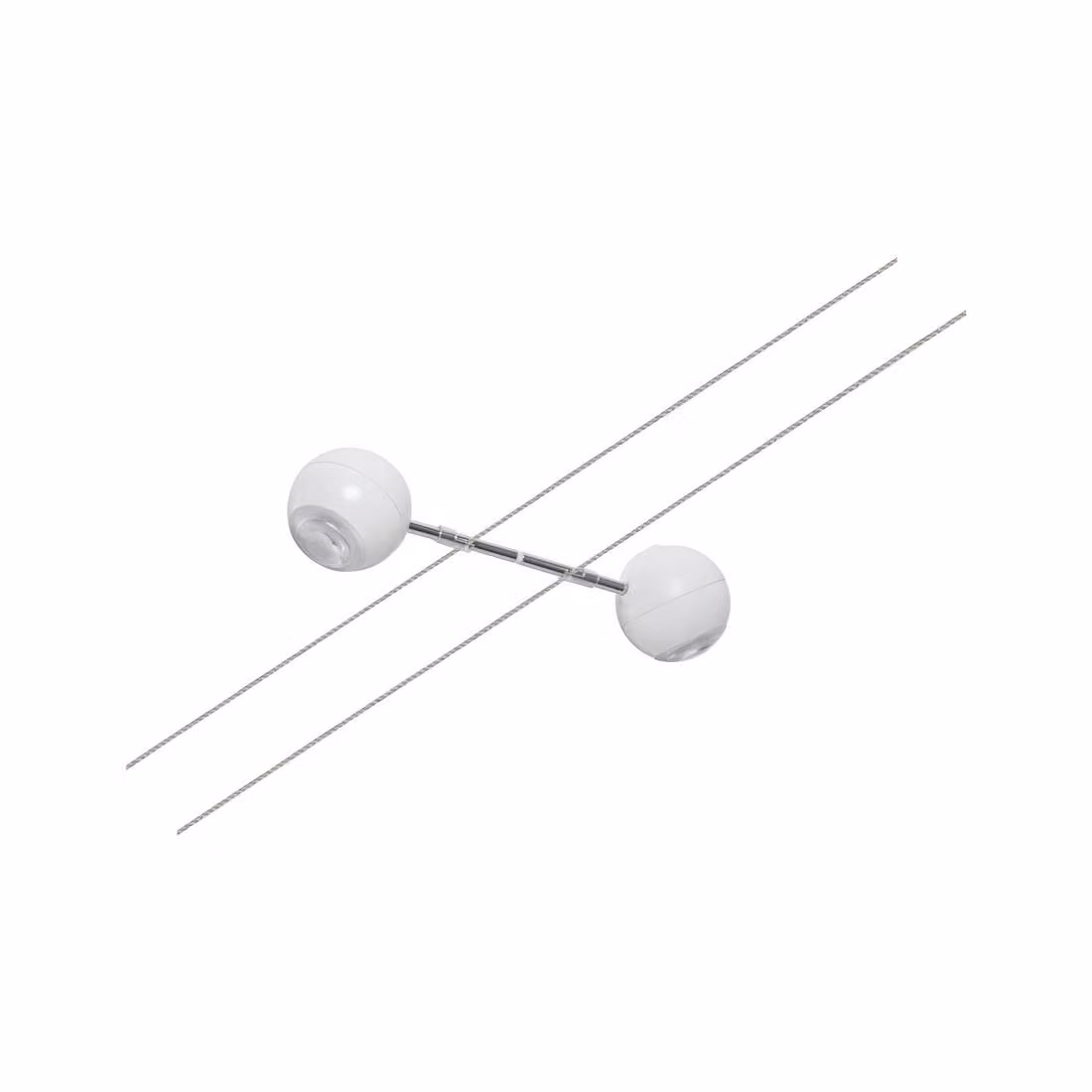 Paulmann 2Line Spot Dean 2x2,7W Bianco/Cromo 24V DC Plastica/Metallo