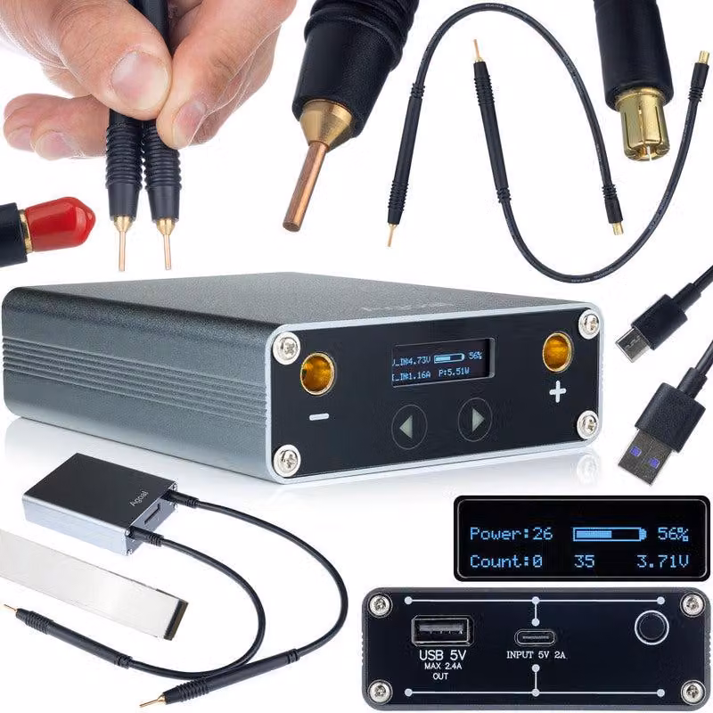 Caricabatterie e tester per batterie – 650A di corrente con batteria integrata