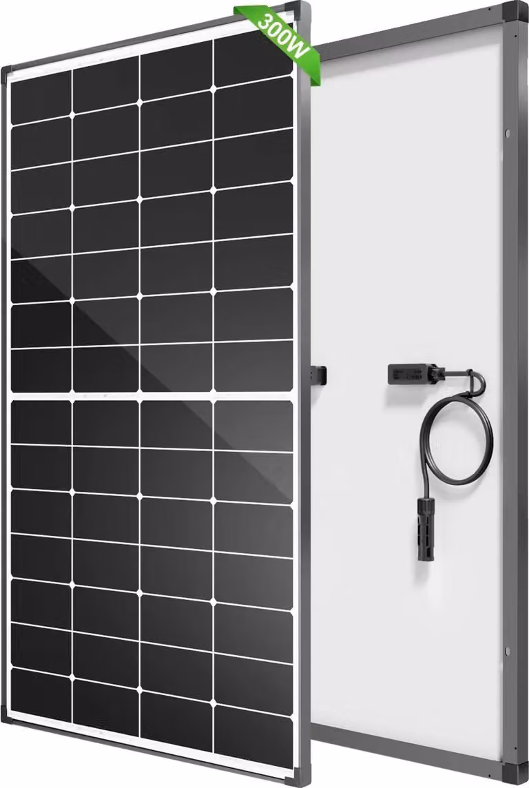 Pannello solare, alta efficienza, struttura resistente, 300W