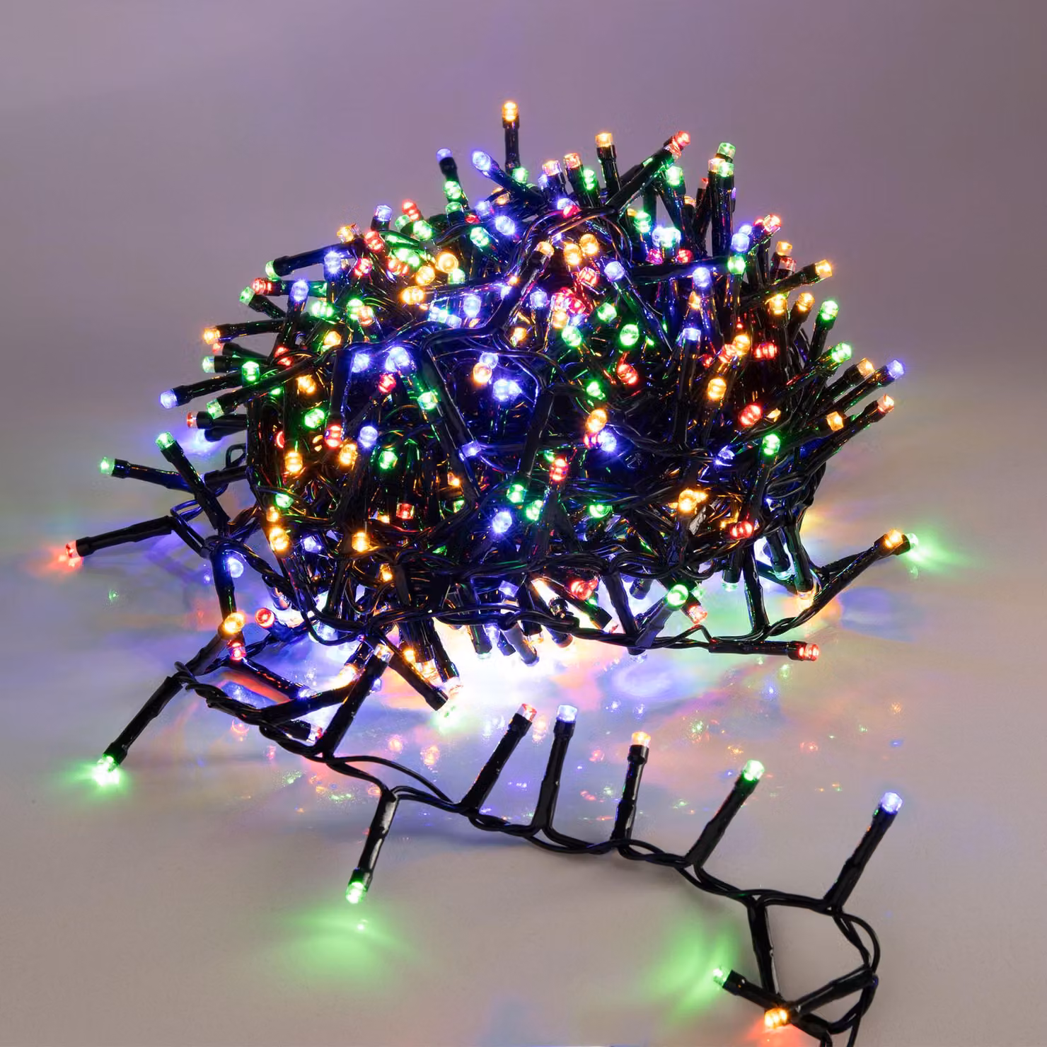 3.12 luci natalizie 700 LED - colorate / multicolore