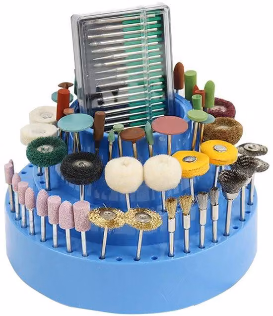 Organizer girevole per utensili - 116 spazzole - 1 pezzo