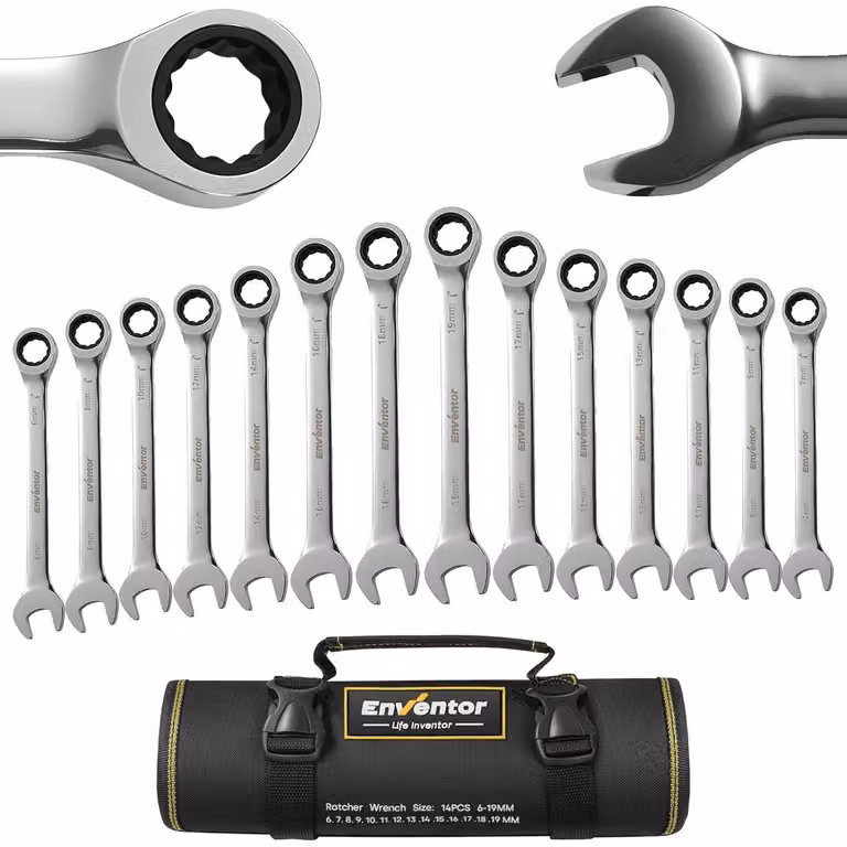Set di chiavi a ratto, 90 denti, set da 14 pezzi, 14 pezzi
