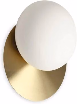 Lampada Da Parete Ninfea Ap1 Ottone Ideal-Lux