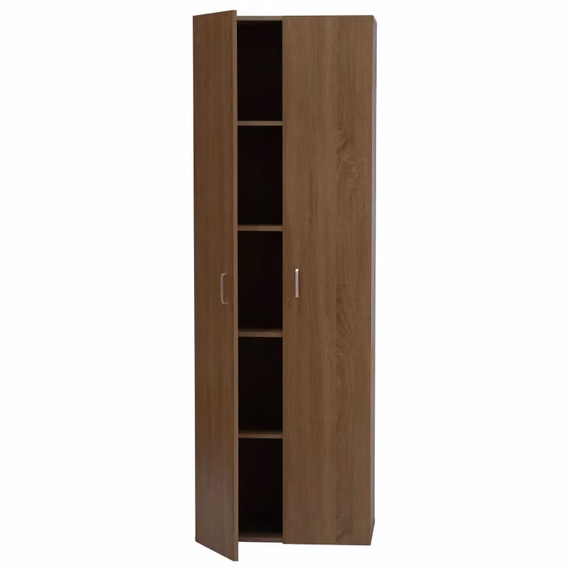 Armadio Casa Collection con 2 Ante e 4 Ripiani, Colore Quercia, L/P/H: 60 x 34 x 180 cm – 2