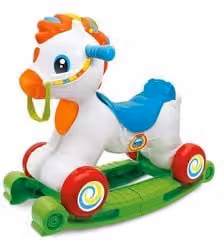 Cavallino dondolo Martino il Cavallino Clementoni multicolore per bambini da 12 a 36 mesi