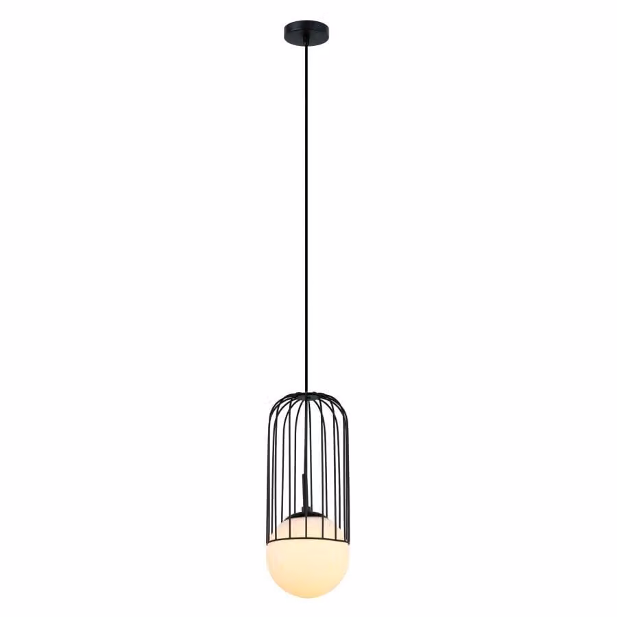 Italux Matty, lampada a sospensione moderna nera MDM-3939/1 BK