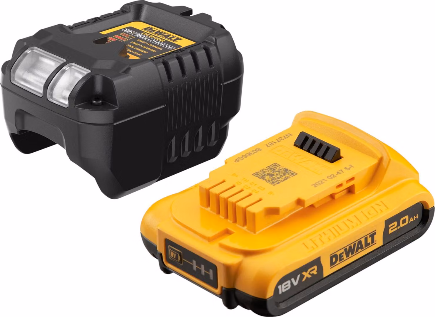 DeWalt DCB 1102 D1 Battery Starter Set 18 V con 1x batteria 2,0 Ah + caricatore DCB 1102