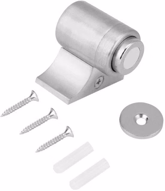Paraurti per porte in acciaio inossidabile, adatti sia per interni che per esterni, dotati di base antiscivolo e potente magnete