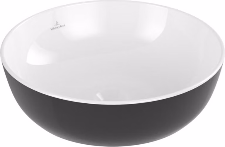 Villeroy & Boch Artis, lavabo à poser, rond, sans trop-plein, 430x430mm, 417943BCT8, 417943BCT8