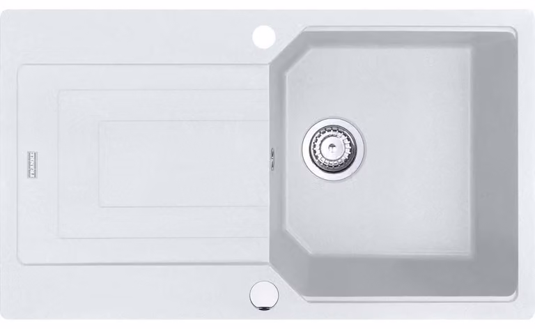 Franke Maris Urban lavello da incasso Fragranit UBG 611-86 Glacier manopola girevole da 50 cm 114.0682.510