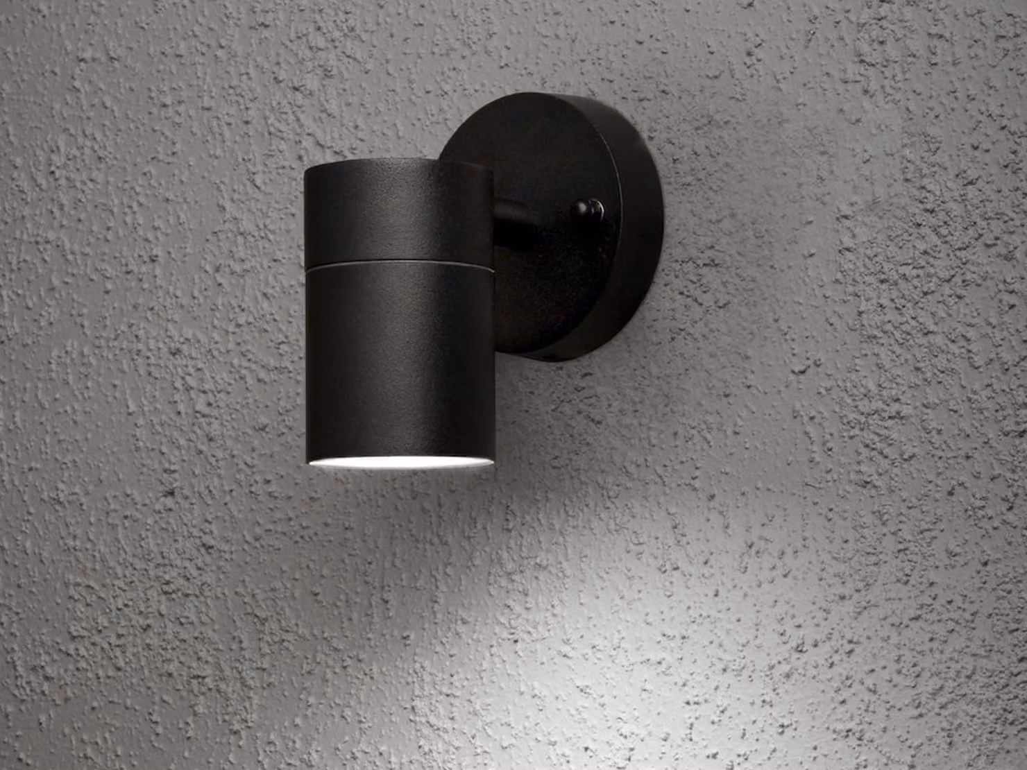Lampada da parete per esterni a LED, illuminazione per facciate, luce esterna 9cm, nero
