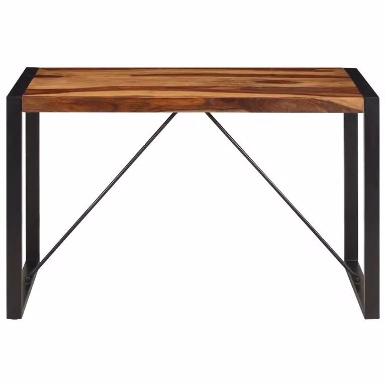 Tavolo da Pranzo 120x60x76 cm in Legno Massello di Acacia