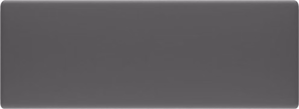 Lavabo con Troppopieno Quadrato Grigio Opaco 41x41 cm Vetroceramica