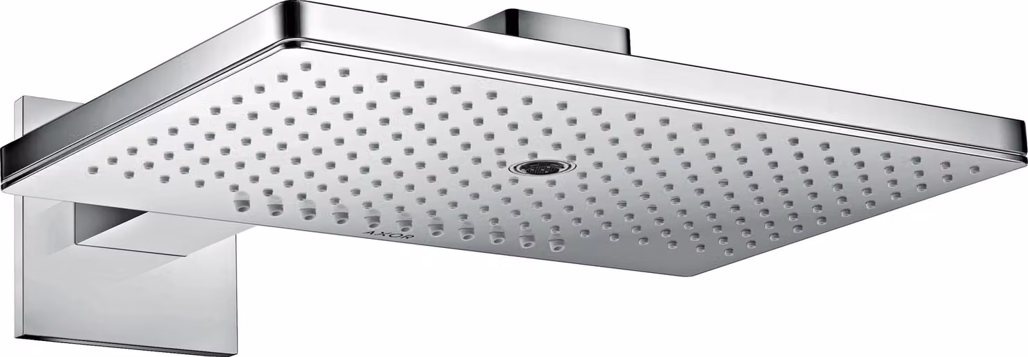 hansgrohe AXOR ShowerSolutions pomme de douche 460/300 3jet, bras de douche, rosette carrée, 35282000, 35282000